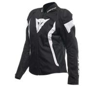 DAINESE Giacca moto donna Tessuto AVRO 5 Nero Bianco Certificata