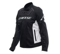 DAINESE GIACCA MOTO ESTIVA IN TESSUTO DONNA AIR FRAME 3 TEX JACKET NERO BIANCO