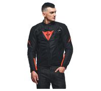 Giacca moto Dainese Smart Jacket LS Sport Nero Rosso Fluo 52