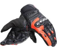 DAINESE DAINESE - Guanti Carbon 4 Short Nero / Fluo-Rosso L