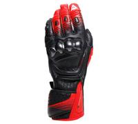 Guanti Moto Pelle Uomo Dainese FIERO Black/Red-Lava/White Taglia:S