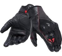 Dainese Karakum Ergo-Tek Magic Connection Guanti da moto, nero-rosso, taglia S