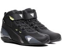Dainese Herian D-WP, scarpe impermeabili 46 EU male Nero/Bianco/Giallo Fluo