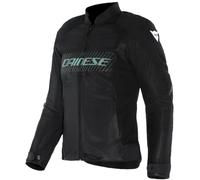 DAINESE - Herosphere Air Tex Jacket Wmn, Giacca Moto in Tessuto, Ventilata e Estiva, Donna, Nero/Grigio/Verde Chiaro, 46
