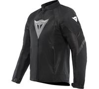 Dainese - Air Graphics Tex Jacket, Giacca Moto Estiva, Ventilata e Leggera, con Protettori Morbidi su Spalle e Gomiti, Man, Nero/Bianco Diamante, 54