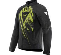 Giacca Moto Uomo Dainese HEROSPHERE AIR TEX Black/Fluo Yellow Tarmac Taglia:48