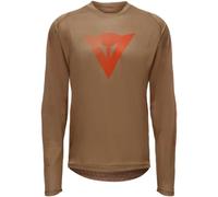 Maglia dainese hgaer a manica lunga marrone rosso