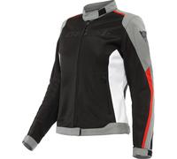 Dainese Hydraflux 2 Air D-Dry, giacca tessile donna impermeabile 46 female Nero/Grigio/Rosso/Bianco