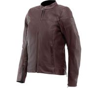 Dainese Itinere, giacca di pelle donna 54 female Rosso Scuro