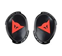 Dainese - Knee Slider Rss 4.0 - Full Kit, Saponetta Protezione Ginocchio per Moto, Unisex, Nero/Rosso Fluo, N