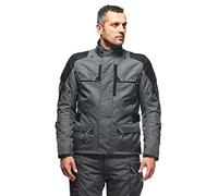 Dainese - Ladakh 3L D-Dry Jacket, Giacca Moto Touring Impermeabile, Protezioni su Spalle e Gomiti, 4 stagioni, Giacca da Moto per Uomo, Iron-Gate/Nero, 62
