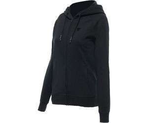 Dainese Logo Felpa con cappuccio e zip da donna, nero, Taglia M