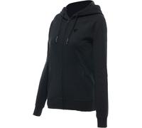 Dainese Logo Felpa con cappuccio e zip da donna, nero, Taglia XL