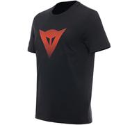 Dainese Logo Maglietta, nero-rosso, taglia XS per maschi
