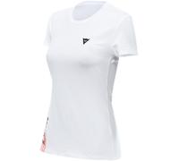 T-shirt Cotone Donna Dainese LOGO LADY WHITE/BLACK Taglia:L