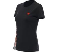 Dainese Logo T-shirt da donna, nero-rosso, taglia L per donne