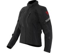 Dainese Mangen Absoluteshell Pro Black impermeabile Giacca tessile moto da donna, nero, Taglia 38