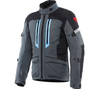 Dainese Mangen Absoluteshell Pro S26 Giacca tessile da motocicletta impermeabile, grigio/nero/blu, Taglia 48