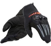 Dainese Mig 3 Air Tex Guanti Moto, nero/rosso, Taglia 3XL