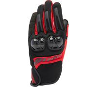 Dainese Mig 3 Air Tex S26 Guanti da motocicletta, rosso/nero, Taglia S