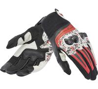 Guanti Moto Pelle Unisex Dainese MIG 3 Black/Red Spray/White Taglia:XXL
