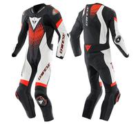 Tuta LAGUNA SECA 6 Perforated Rosso Bianco DAINESE - AN: 46