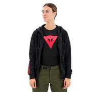 Dainese Logo Felpa con cappuccio e zip da donna, nero, taglia S per donne