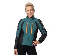 Dainese Mangen Absoluteshell Pro impermeabile Giacca tessile moto da donna, nero-blu, taglia 40 per donne