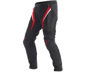 Dainese P. Drake Super Air Pantaloni tessili moto, nero-rosso, taglia 62 per maschi