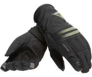 Dainese Plaza 3 D-Dry Guanti moto donna, nero-verde, taglia S per donne