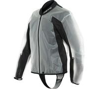 Dainese Racing 2, giacca antipioggia S male Nero/Trasparente