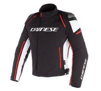 DAINESE RACING 3 D-DRY NERO/BIANCO/ROSSO FLUO GIACCA | MotoCharlie
