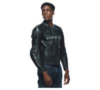 Dainese Racing 4, giacca di pelle 50 male Nero/Nero