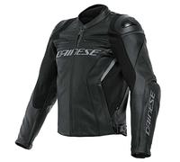 Dainese Racing 4 Giacca in pelle per moto Nero/Nero 54