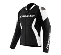 DAINESE Racing 5 Giacca in Pelle da Moto da Donna, Nero, 44