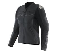 Dainese Racing 5 Giacca in pelle da moto da donna, nero, taglia 42 per donne