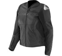Dainese Racing 5 Giacca in pelle da moto da donna traforata, nero, Taglia 40