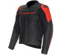 Giacca Pelle RACING 5 Nero Rosso DAINESE - AN: 52