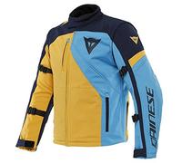Giacca Tessuto Dainese Ranch Tex Mineral-Yellow/Black-Iris/Light-Blue Taglia:50