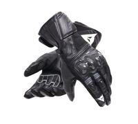 Dainese Reacto Carbon Long Gloves - Guanti Moto Lunghi in Pelle con Protezione Nocche in Carbonio e Rinforzi su Dita Smart Touch Men's