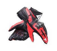 Dainese Guanti lunghi da moto Reacto Carbon in pelle Uomo Nero/Rosso