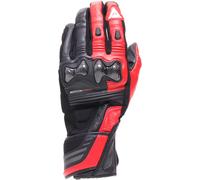 Dainese Reacto Carbon Long Guanti da motocicletta, nero-rosso, taglia S per maschi