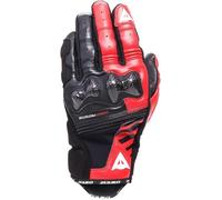Dainese Reacto Carbon Short, guanti M male Nero/Rosso Fluo