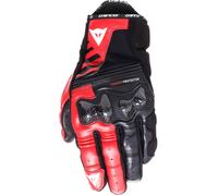 Dainese Reacto Carbon Short, guanti L male Nero/Rosso Fluo