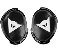 Dainese - Knee Slider Rss 4.0 - Full Kit, Saponetta Protezione Ginocchio per Moto, Unisex, Nero/Bianco, N