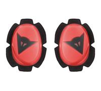 DAINESE SAPONETTE TUTA PANTALONE KNEE SLIDER 779 ROSSO FLUO NERO