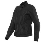 Dainese Sevilla Air Lady Tex Jacket, Giacca Moto Estiva, Donna, Nero/Nero, 46