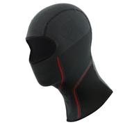 DAINESE SOTTOCASCO TERMICO MOTO UNISEX MID LAYER INVERNALE NERO ROSSO