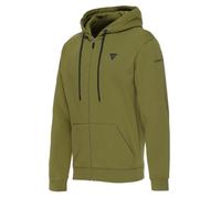 DAINESE - Speed Demon Full-Zip Hoodie, Felpa in Cotone con Cappuccio e Zip, Uomo, Verde Oliva, XL