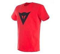 Dainese Speed Demon T-Shirt, Maglietta Uomo Maniche Corte, T-Shirt Adulto in 100% Cotone, con Logo Speed Demon, Morbida e Fresca, Maglia Moto in Stile Classico, Rosso/Nero